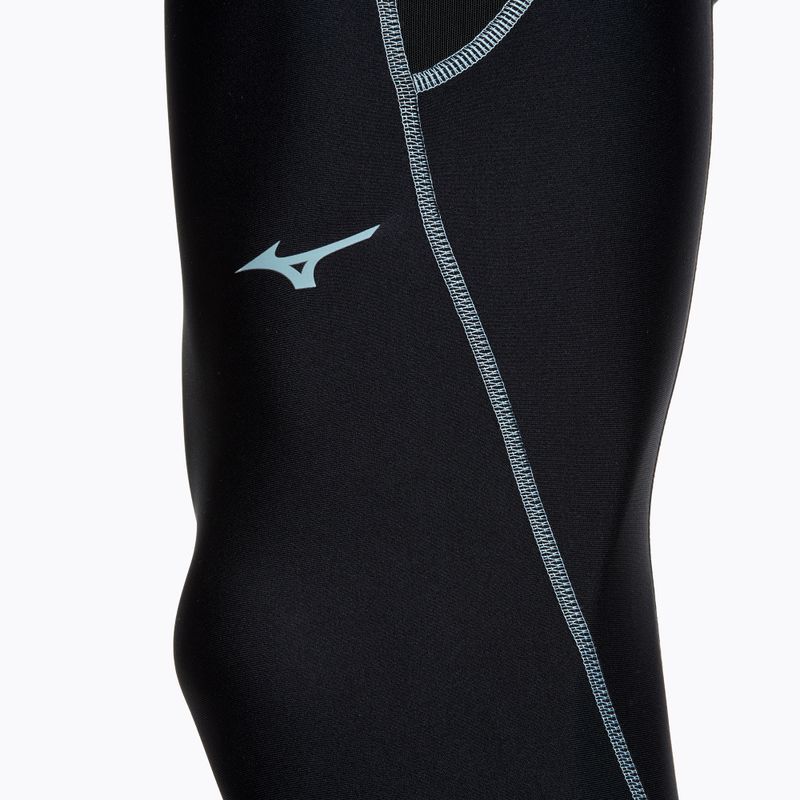 Férfi futóleggings Mizuno BG3000 Long black/ aquifer 5