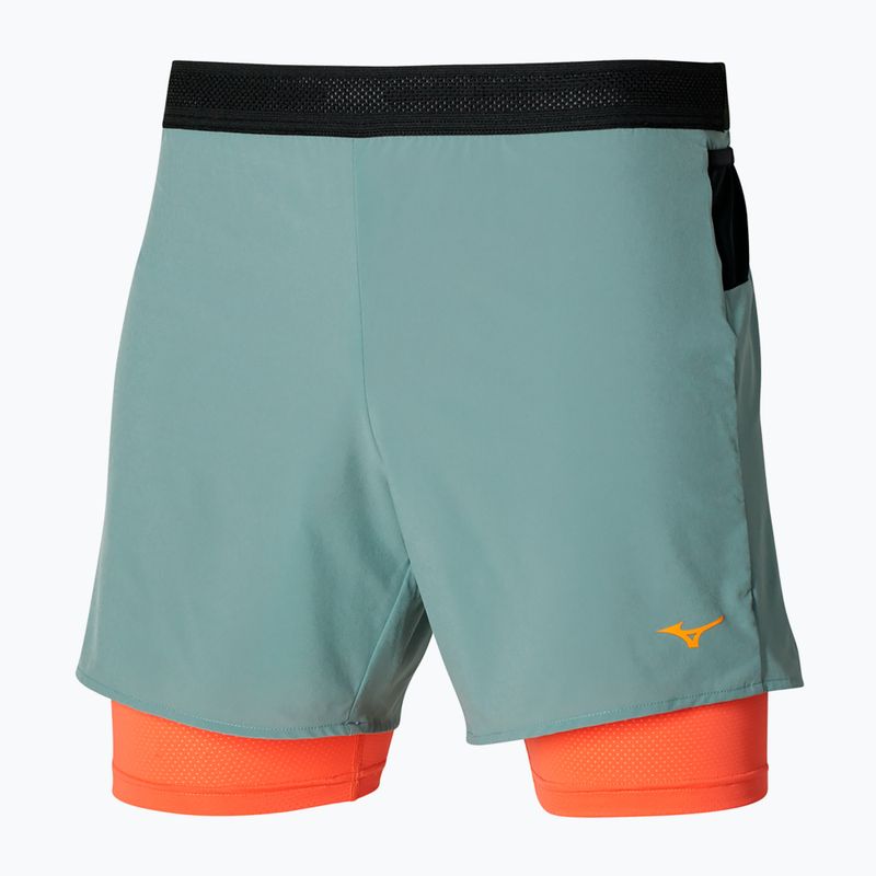 Férfi futónadrág Mizuno ER 5.5 2in1 lead/nasturtium 3