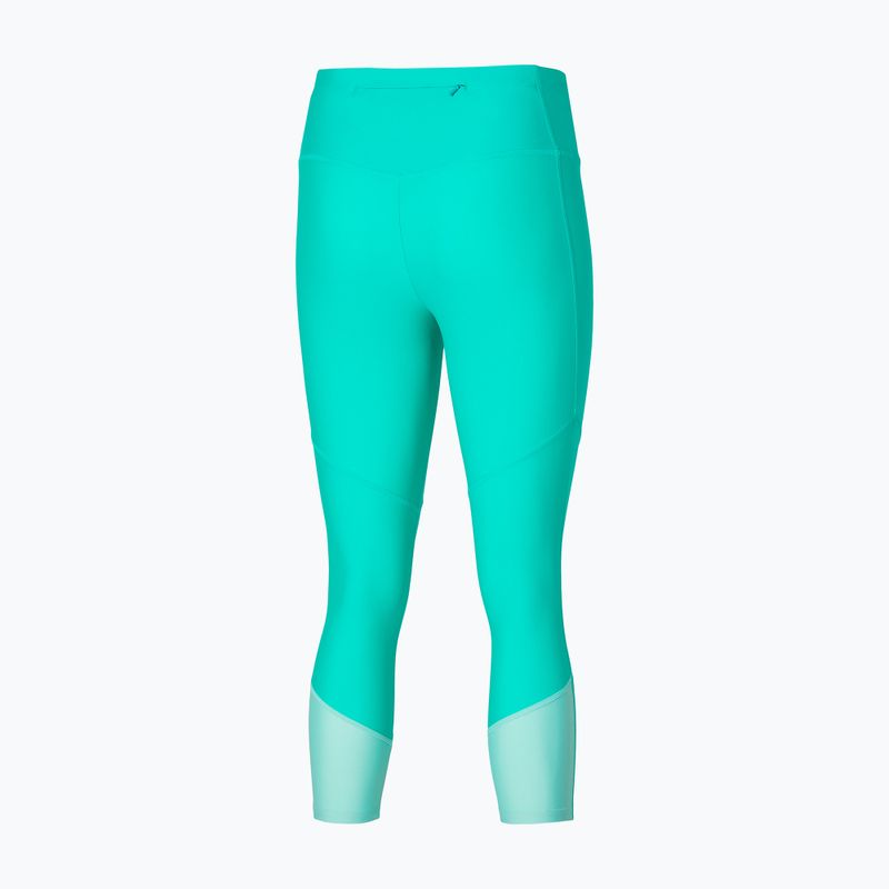 Női leggings Mizuno Impulse Core 3/4 kék türkiz Mizuno Impulse Core 3/4 kék türkiz 2