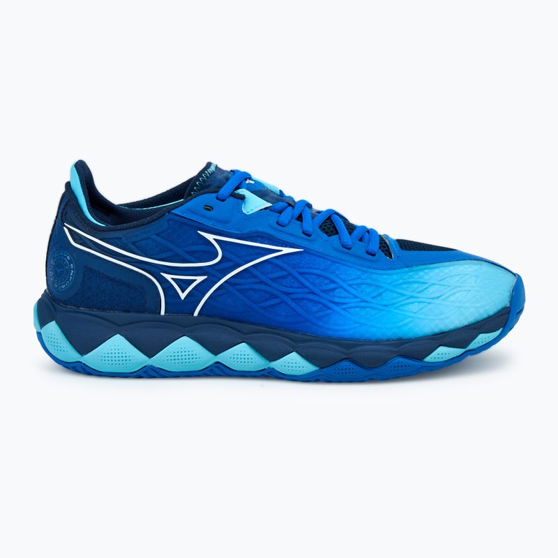 Férfi teniszcipő Mizuno Wave Enforce Tour AC mugen kék/fehér/folyókakék Mizuno Wave Enforce Tour AC mugen kék/fehér/folyókakék 2