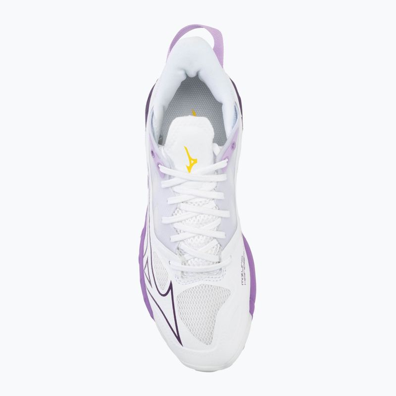 Női kézilabda cipő Mizuno Wave Mirage 5 fehér/patrician purple/quince 5