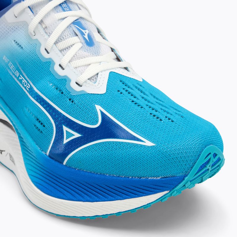 Férfi futócipő Mizuno Wave Rebellion Pro 2 river blue/mugen kék/fehér 7