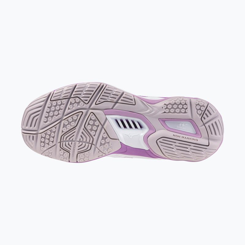 Női kézilabda cipő Mizuno Wave Phantom 3 fehér/patrician purple/quince 2