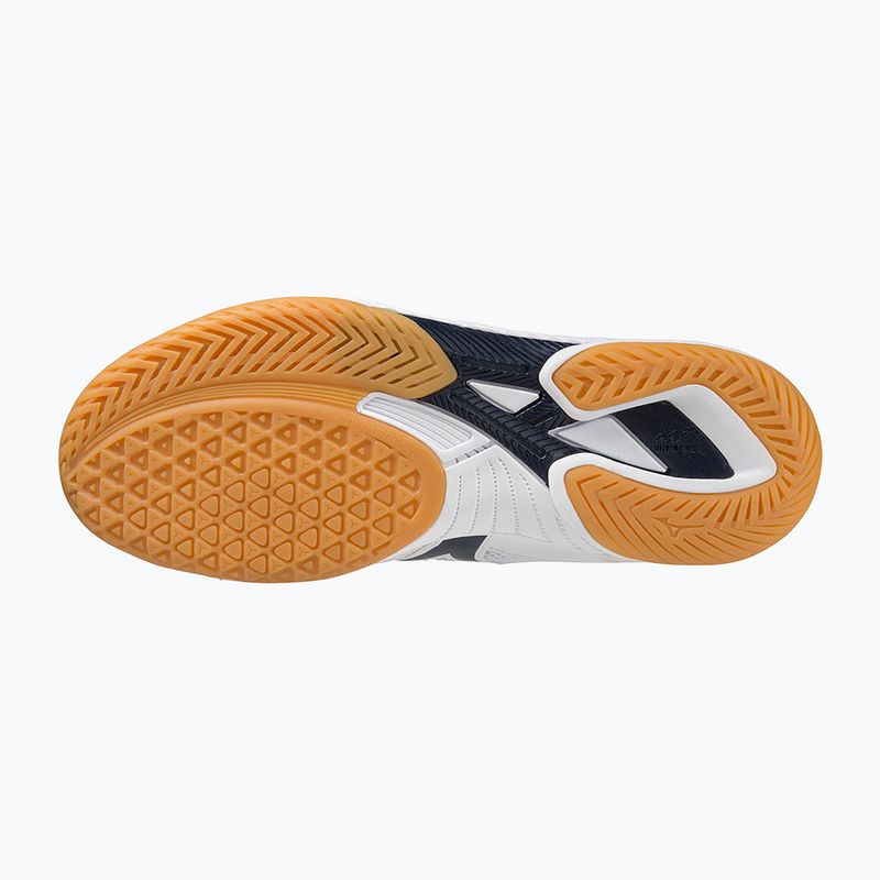 Mizuno Wave Drive 9 teniszcipő fehér/ruhakék/arany 4