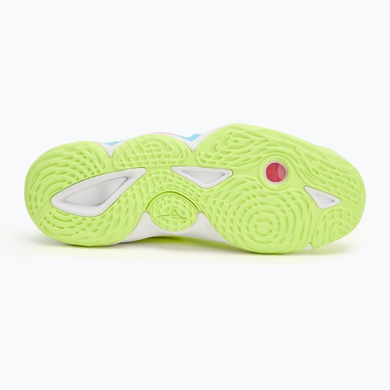 Röplabda cipő Mizuno Wave Momentum 3 neo lime/black/splish splash 4