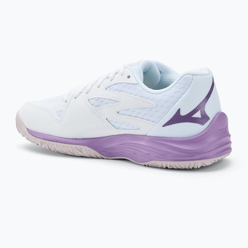 Gyermek röplabda cipő Mizuno Lightning Star Z7 fehér/patrician lila/birs/quint 3