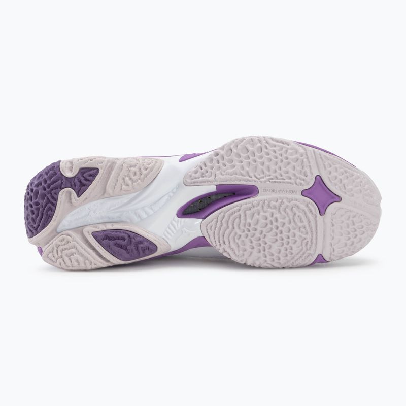 Női röplabda cipő Mizuno Wave Lightning Z8 fehér/patrician purple/quince 4