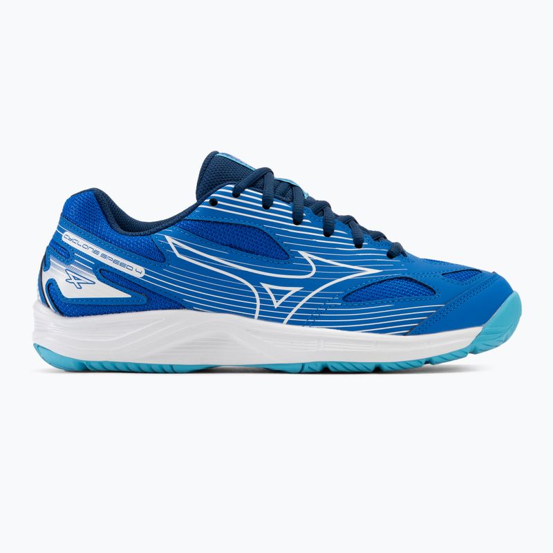 Mizuno Cyclone Speed 4 röplabda cipő mugen kék/fehér/állami kék 2