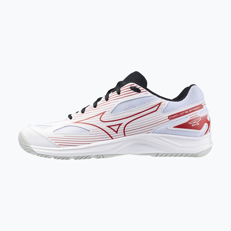 Mizuno Cyclone Speed 4 röplabda cipő fehér/szalézi/fekete 8