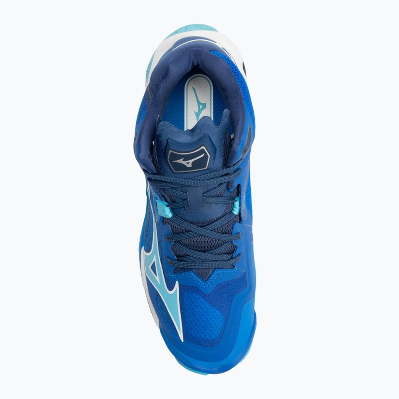 Férfi röplabda cipő Mizuno Wave Lightning Z8 Mid mugen kék/fehér/északkék 5