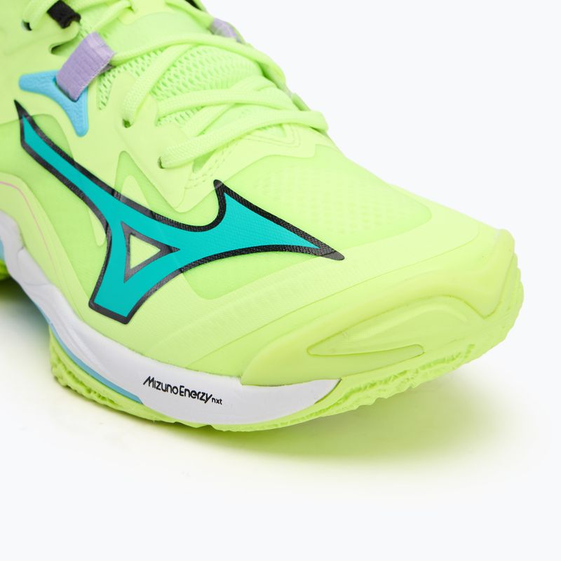 Röplabda cipő Mizuno Wave Lightning Z8 Mid neo lime/black/splish splash 7