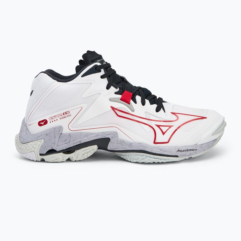 Röplabda cipő Mizuno Wave Lightning Z8 Mid white/salsa/black 2