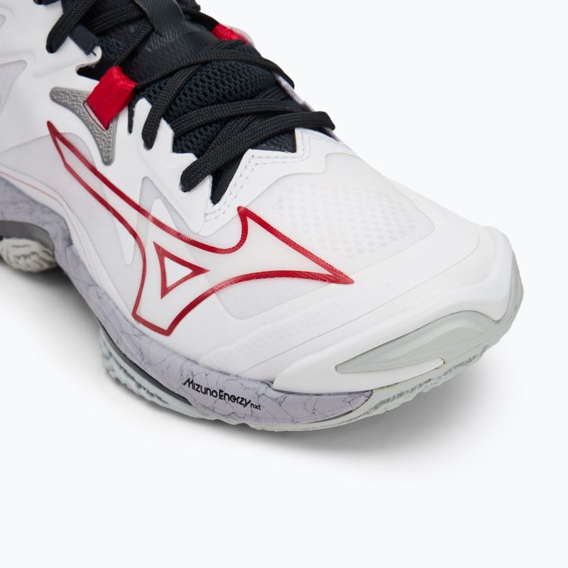 Röplabda cipő Mizuno Wave Lightning Z8 Mid white/salsa/black 7