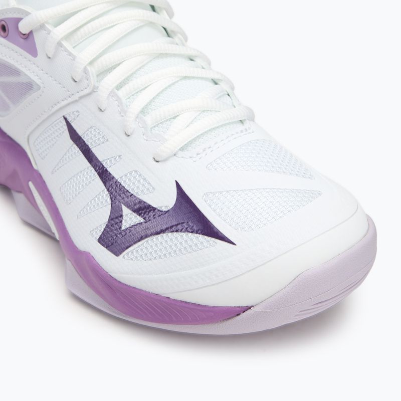 Női röplabda cipő Mizuno Wave Dimension fehér/patrician purple/quince 7