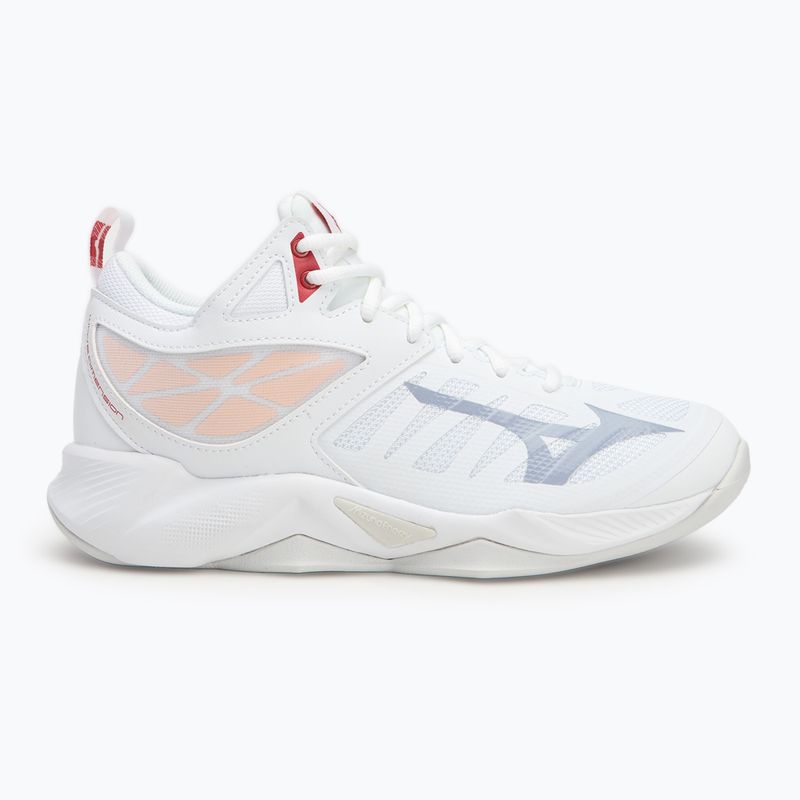 Női röplabda cipő Mizuno Wave Dimension fehér/aleutian/felhő rózsaszín 2