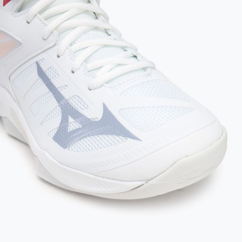 Női röplabda cipő Mizuno Wave Dimension fehér/aleutian/felhő rózsaszín 7