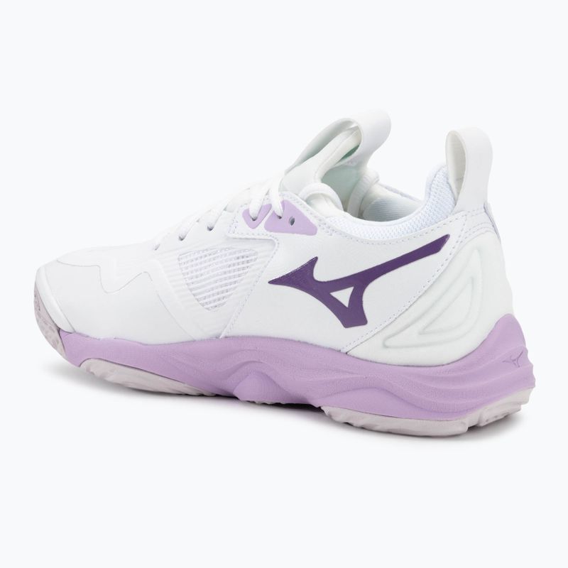 Női röplabda cipő Mizuno Wave Momentum 3 fehér/patrician purple/quince 3