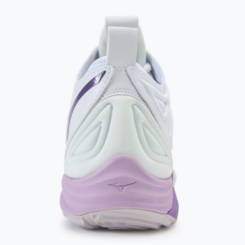 Női röplabda cipő Mizuno Wave Momentum 3 Mid fehér/patrician purple/quince 6