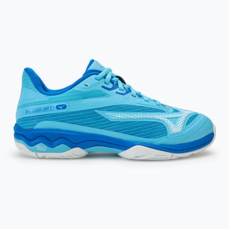 Női teniszcipő Mizuno Wave Exceed Light 2 AC river blue/white/mugenkék 2