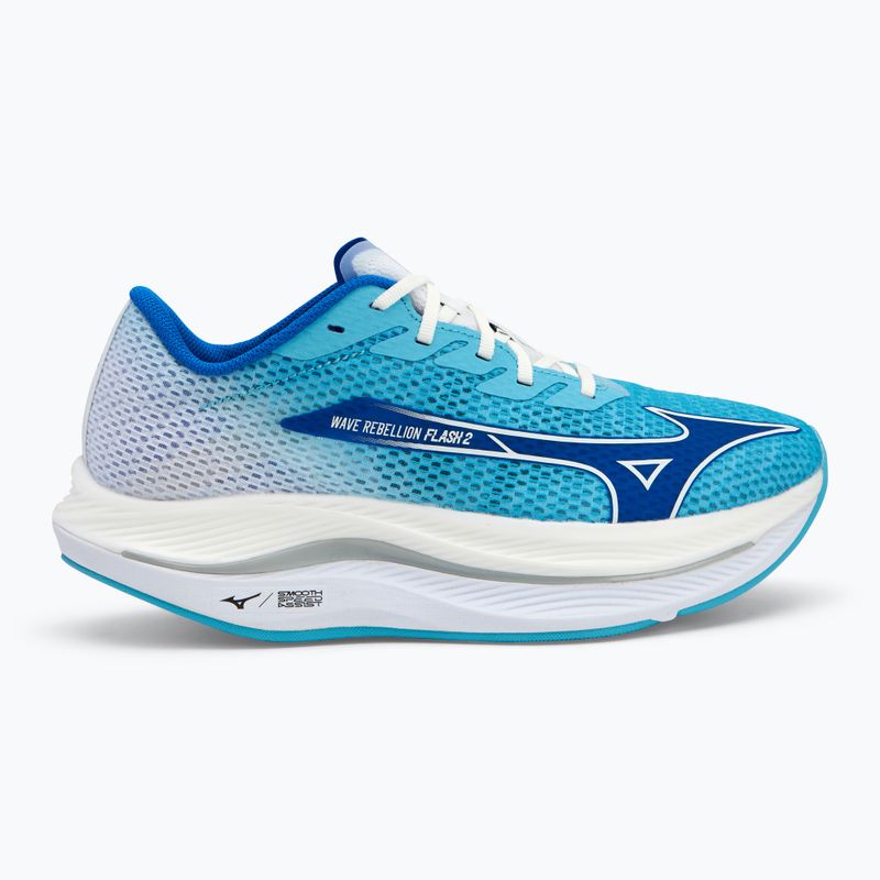 Férfi futócipő Mizuno Wave Rebellion Flash 2 river blue/ mugen kék/fehér 2