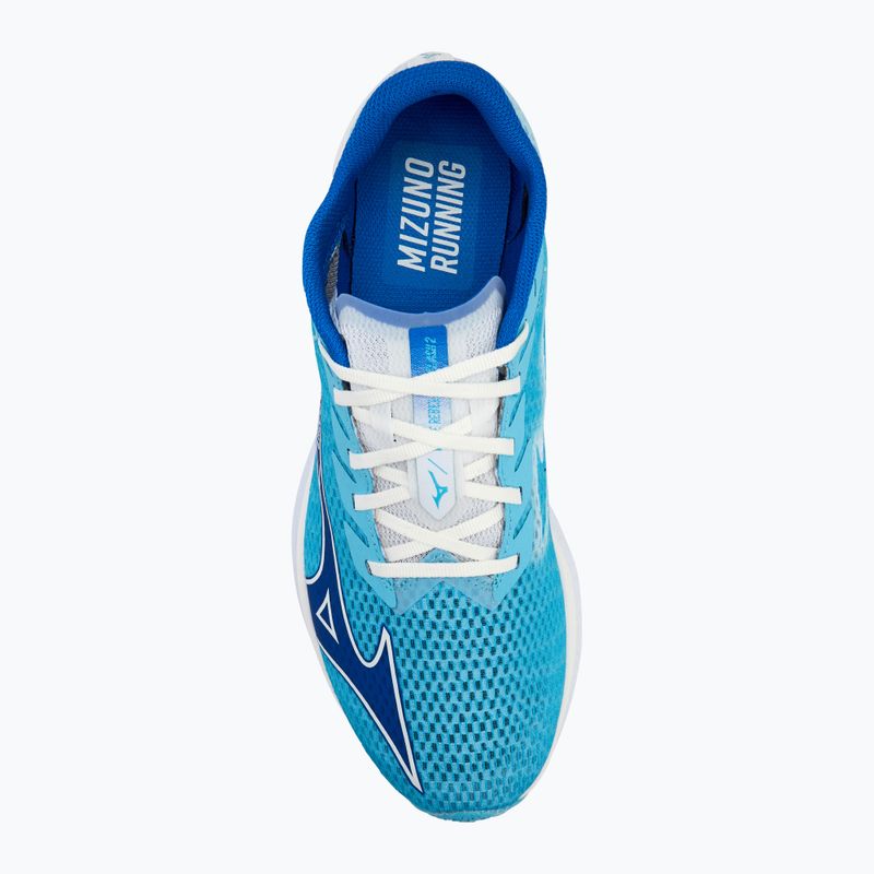 Férfi futócipő Mizuno Wave Rebellion Flash 2 river blue/ mugen kék/fehér 5