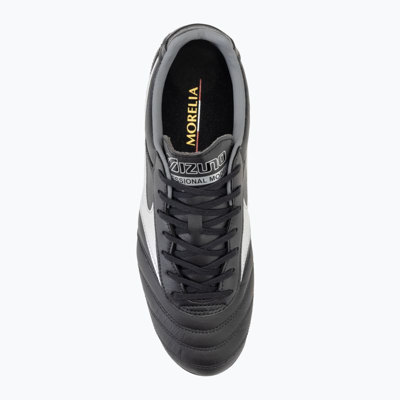 Férfi Mizuno Morelia II Pro MD futballcipő fekete/galaxis ezüst/sötét árnyék 5