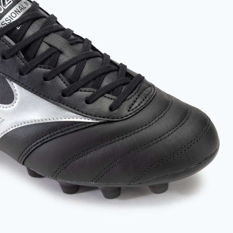 Férfi Mizuno Morelia II Pro MD futballcipő fekete/galaxis ezüst/sötét árnyék 7