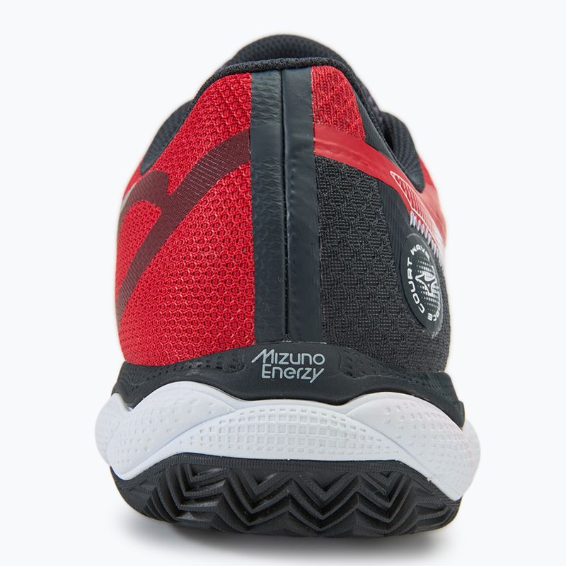 Mizuno Wave Enforce Court Padel salsa/fehér/vulkáni padel cipő 6