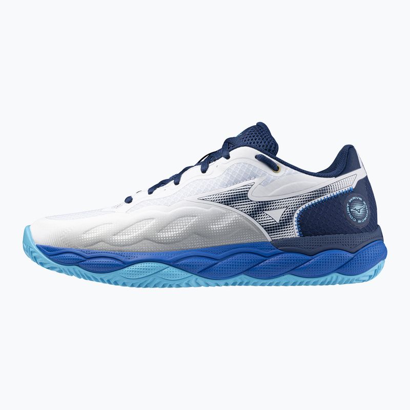 Mizuno Wave Enforce Court CC teniszcipő fehér/állami kék/folyami kék