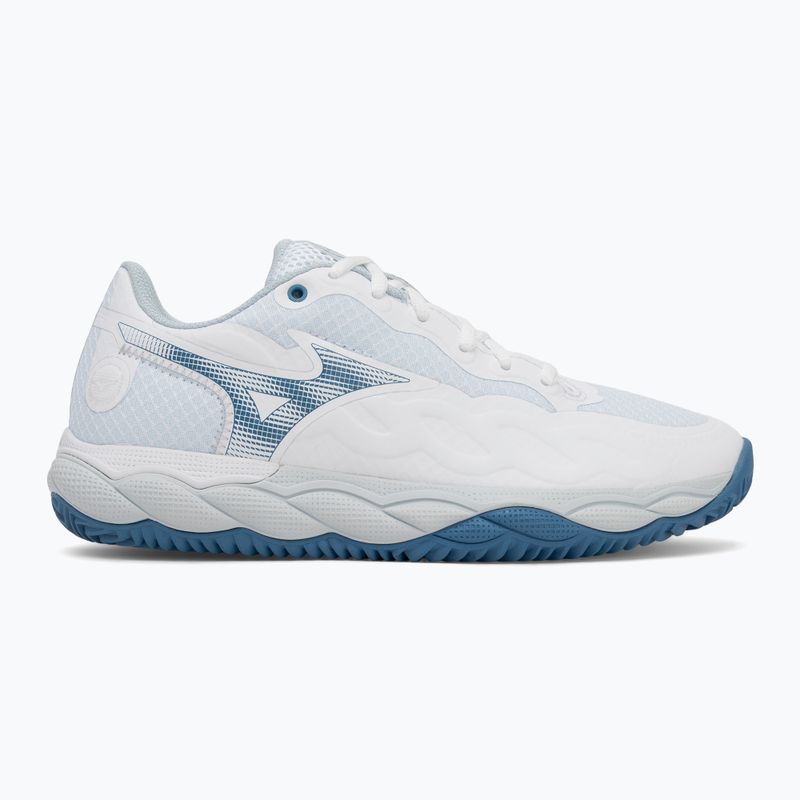 Női teniszcipő Mizuno Wave Enforce Court CC white/ parisian blue/ plein air 2