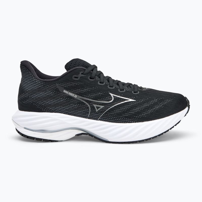 Férfi futócipő Mizuno Wave Rider 28 fekete/ezüst/ebony 2