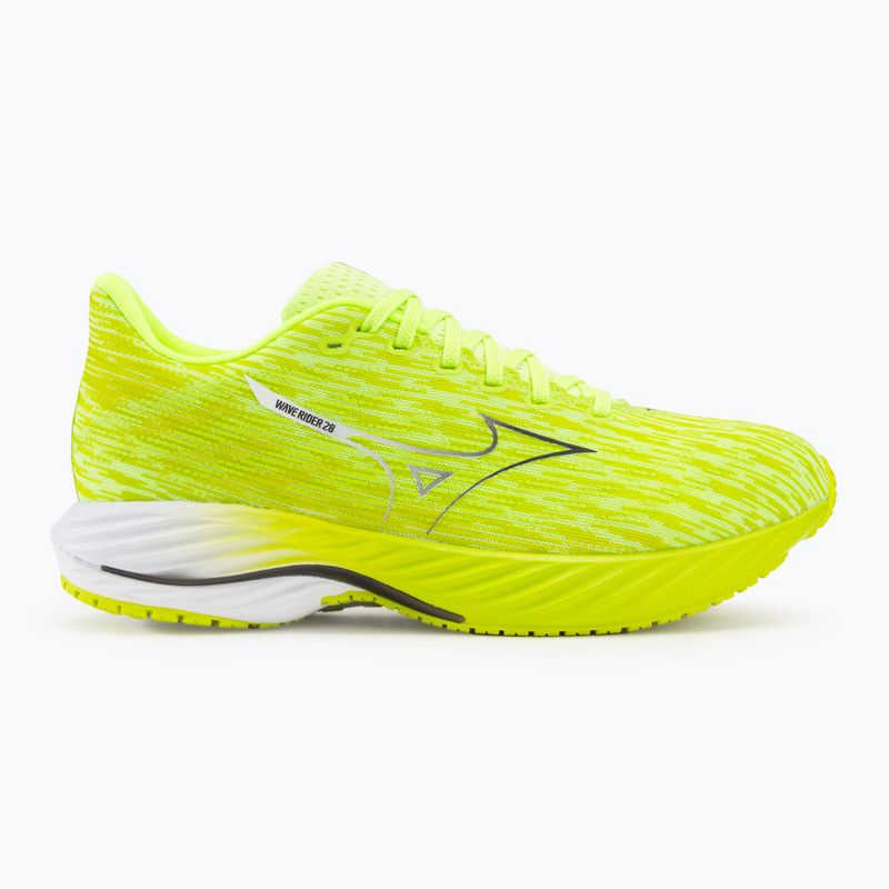 Férfi futócipő Mizuno Wave Rider 28 mizuno neo lime/fekete/savanyú lime 2