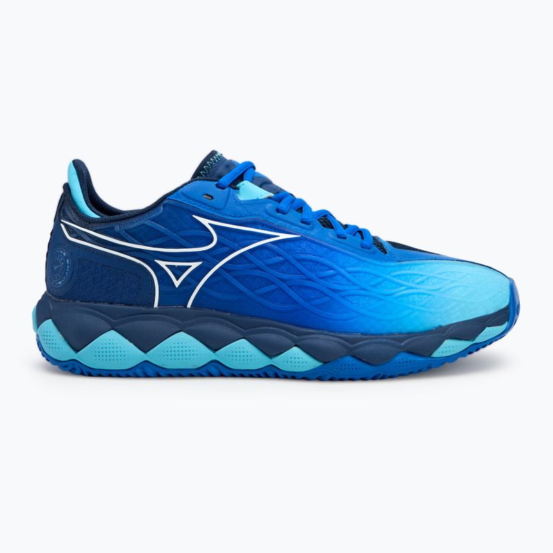 Férfi teniszcipő Mizuno Wave Enforce Tour CC mugen kék/fehér/folyókakék Mizuno Wave Enforce Tour CC mugen kék/fehér/folyókakék 2