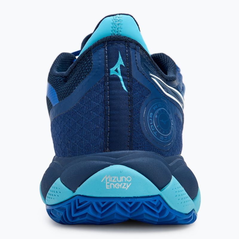 Férfi teniszcipő Mizuno Wave Enforce Tour CC mugen kék/fehér/folyókakék Mizuno Wave Enforce Tour CC mugen kék/fehér/folyókakék 6