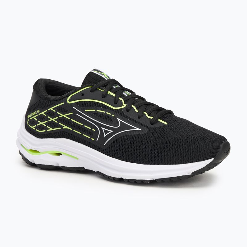Férfi futócipő Mizuno Wave Equate 8 black/white/mizuno neo lime