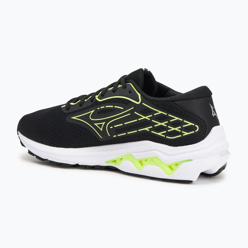 Férfi futócipő Mizuno Wave Equate 8 black/white/mizuno neo lime 3