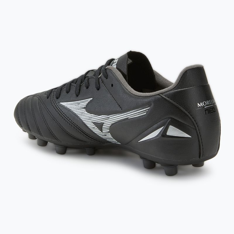 Férfi Mizuno Morelia Neo IV Pro AG fekete/galaxis ezüst futballcipő 3