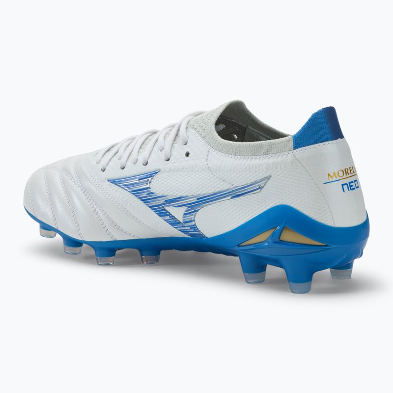 Mizuno Morelia Neo IV β Japan FG férfi futballcipő lézerkék/fehér 3