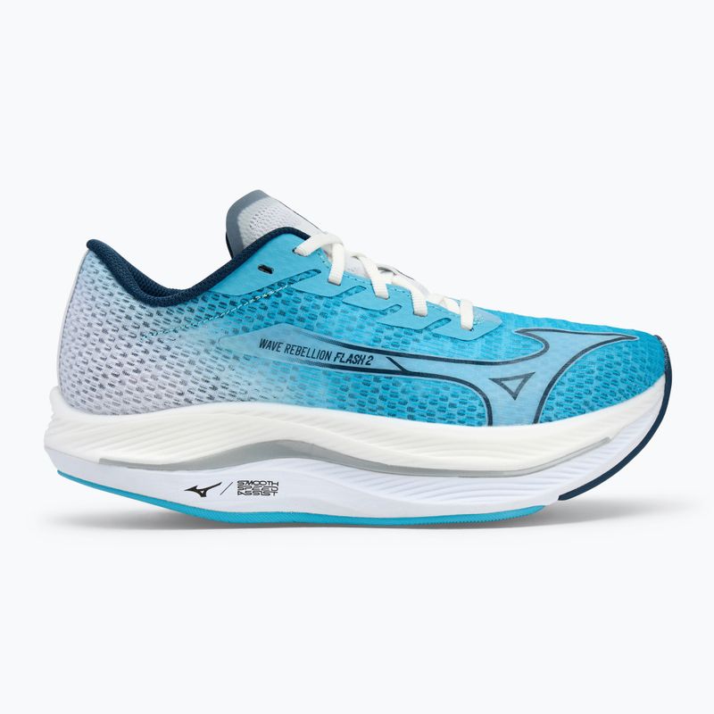 Női futócipő Mizuno Wave Rebellion Flash 2 river blue/blue wing teal/fehér 2