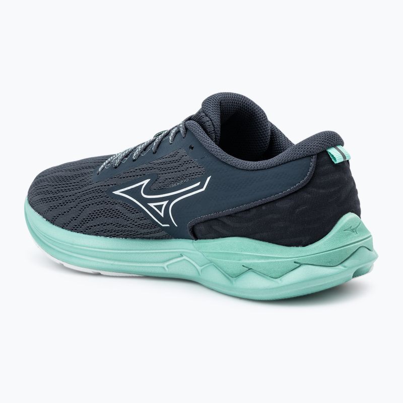 Női futócipő Mizuno Wave Revolt 3 india ink/neo silver/dusty jade green Mizuno Wave Revolt 3 india ink/neo silver/dusty jade green 3