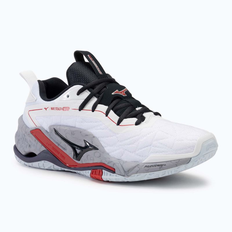 Férfi kézilabda cipő Mizuno Wave Stealth Neo 2 fehér/salsa/fekete