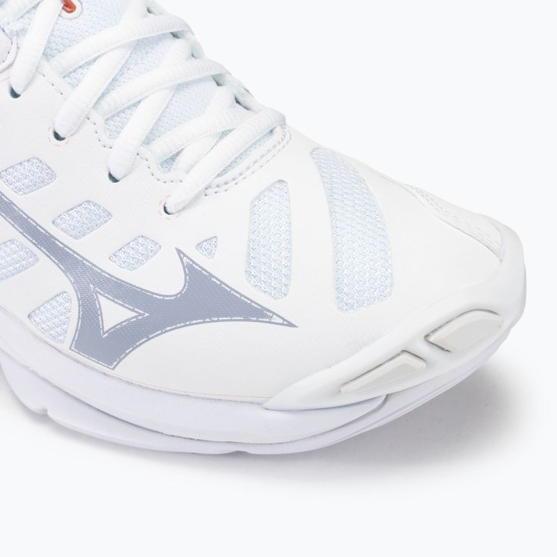 Női röplabda cipő Mizuno Wave Voltage 2 fehér/aleutian/felhőrózsaszín 7