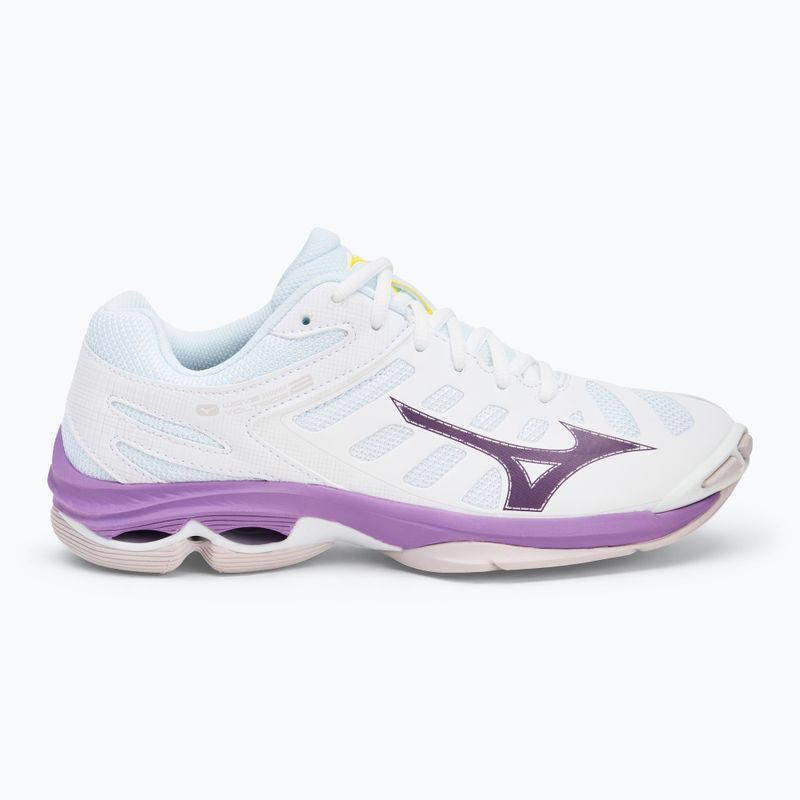 Női röplabda cipő Mizuno Wave Voltage 2 white/patrician purple/quince 2
