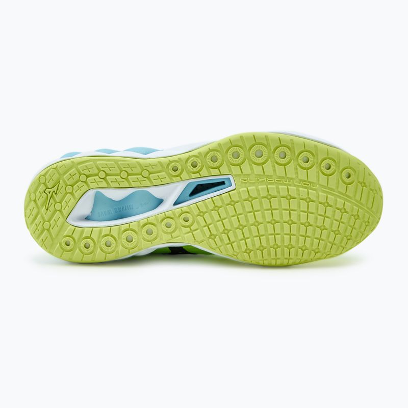 Férfi röplabdacipő Mizuno Wave Luminous 3 neo lime/fekete/splish splash Mizuno Wave Luminous 3 neo lime/fekete/splish splash 4