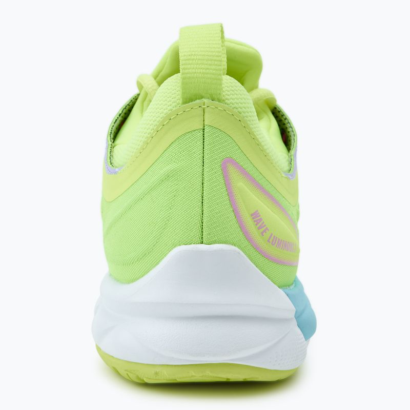 Férfi röplabdacipő Mizuno Wave Luminous 3 neo lime/fekete/splish splash Mizuno Wave Luminous 3 neo lime/fekete/splish splash 6