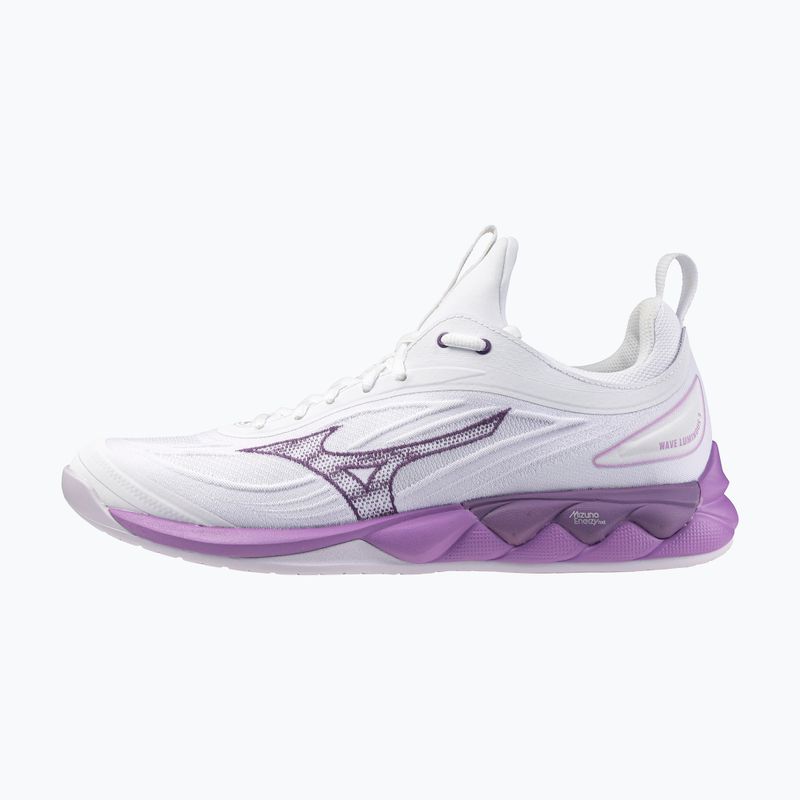 Női röplabda cipő Mizuno Wave Luminous 3 fehér/patrician purple/quince 8