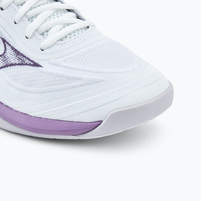 Női röplabda cipő Mizuno Wave Luminous 3 fehér/patrician purple/quince 7