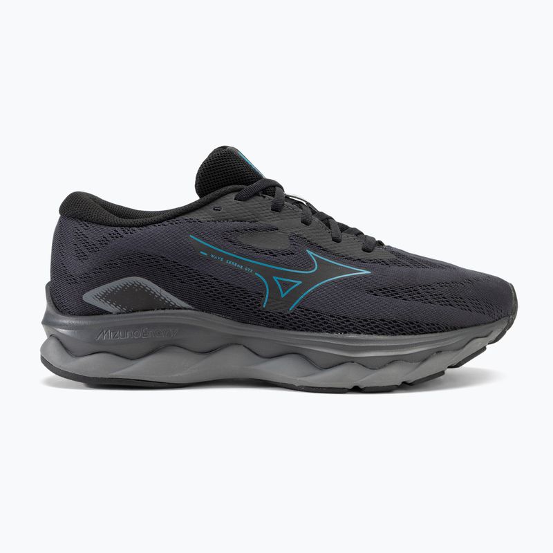 Férfi futócipő Mizuno Wave Serene GTX ébenfekete/kristály teal/fekete 2