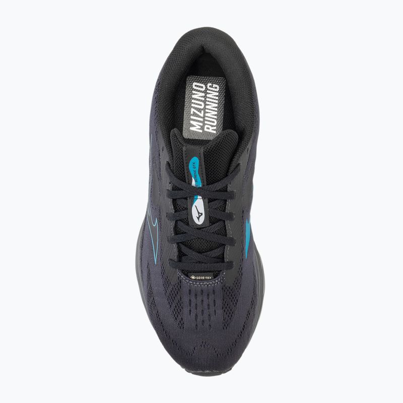 Férfi futócipő Mizuno Wave Serene GTX ébenfekete/kristály teal/fekete 5