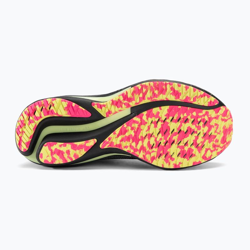 Férfi futócipő Mizuno Wave Rider 28 fekete/ezüst/napsárga lime 4